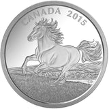 2015 - Canada - $100 - 100 for 100 - Horse - Matte Proof <br> (toned)