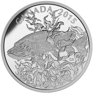 2015 - Canada - $20 - North American Sportfish - Northern Pike <br> (no sleeve)