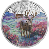 2015 - Canada - $20 - Majestic Animal Series: Misty Morning Mule Deer