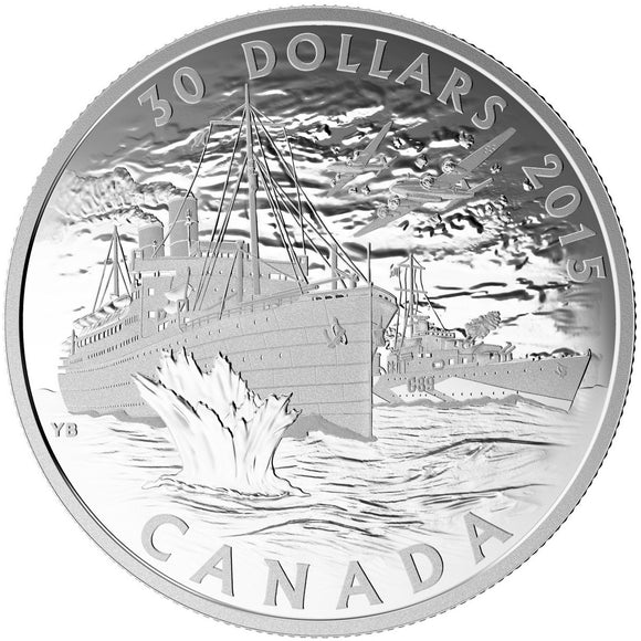 2015 - Canada - $30 - Canada's Merchant Navy in the Battle of the Atlantic
