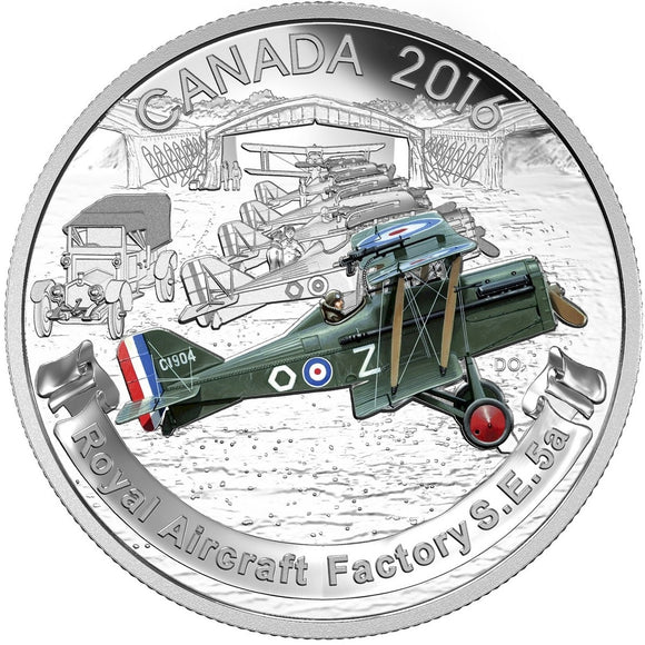 2016 - Canada - $20 - The Royal Aircraft Factory S.E.5A <br> (no box)