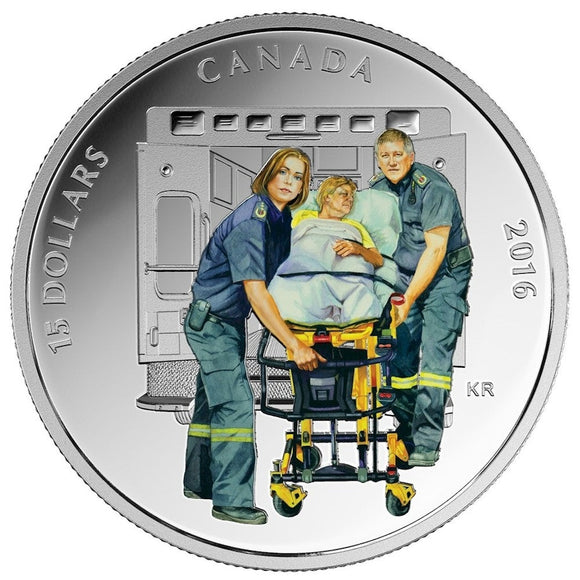 2016 - Canada - $15 - National Heroes: Paramedics - Toned <br> (no box)