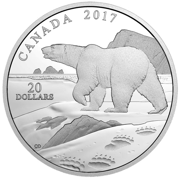 2017 - Canada - $20 - Nature's Impressions: Polar Bear