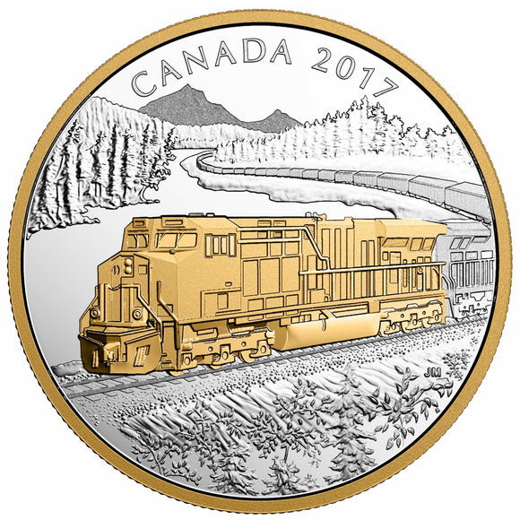 2017 - Canada - $20 - GE ES44AC - Toned <br> (no box)