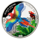 2016 - Cook Islands - $5 - World of Parrots