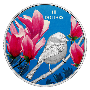 2017 - Canada - $10 - Chickadee <br> (Writing on COA)