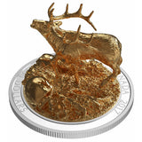 2017 - Canada - $100 - Sculpture of Majestic Canadian Animals, Elk