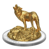 2017 - Canada - $100 - Sculpture of Majestic Canadian Animals, Wolf