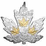 2017 - Canada - $20 - Gilded Silver Maple Leaf