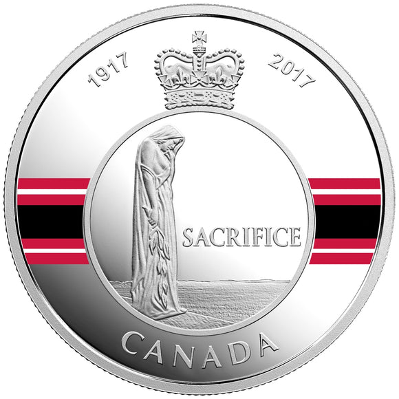 2017 - Canada - $20 - Canadian Honours: Sacrifice Medal <br> (Writing on COA)