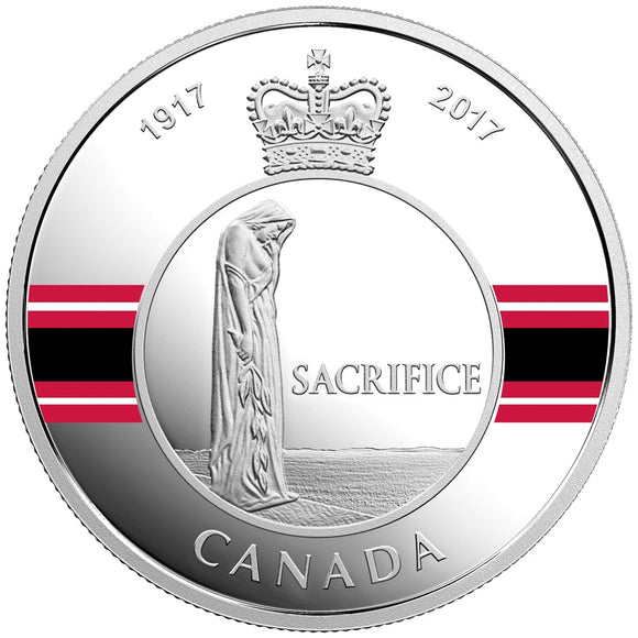 2017 - Canada - $20 - Canadian Honours: Sacrifice Medal <br> (Writing on COA)