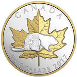 2017 - Canada - $25 - Timeless Icons: Beaver <br> (Writing on COA)