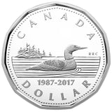 2017 (1987-) - Canada - $1 - 30th Anniversary of the Loonie - 2-Coin Set