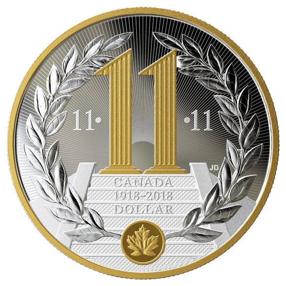 2018 - Canada - $1 - 100th Anniversary of the Armistice of the First World War