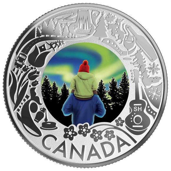 2019 - Canada - $3 - Aurora Borealis