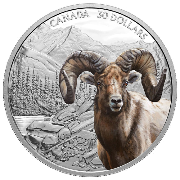 2020 - Canada - $30 - Imposing Icons: Bighorn Sheep <br> (no sleeve, box)