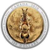 2020 - Canada - $100 - Sculpture, The RCMP Musical Ride