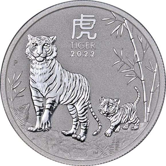 1/2 oz - 2022 - Year of the Tiger - Fine Silver