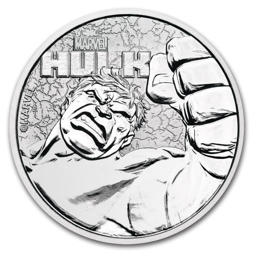 1 oz - 2019 - Tuvalu - Hulk - Fine Silver