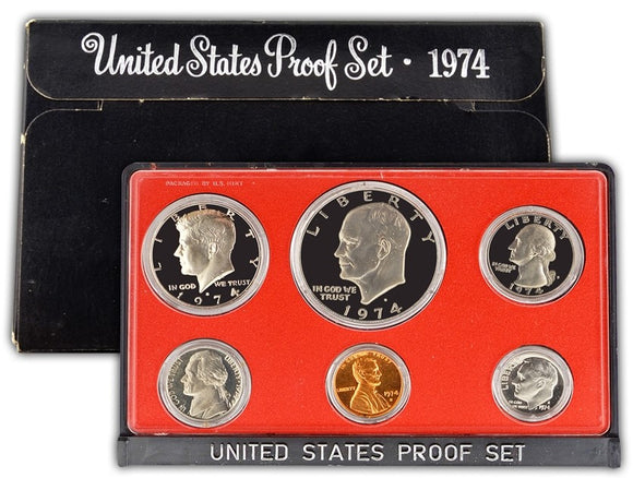 1974 S - USA - Proof Set (6 Coins)