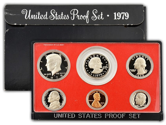 1979 S - USA - Type 1 - Proof Set (6 Coins)