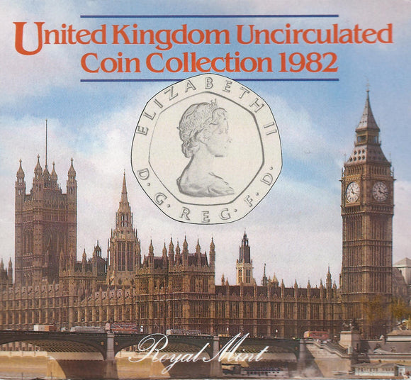 1982 - United Kingdom - UNC (7) Coin Set