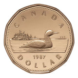 1987 - Canada - $1 - Proof - retail $8 - 40% OFF!