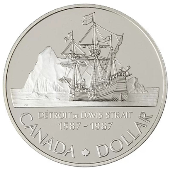 1987 (1587-) - Canada - $1 - John Davis - Proof