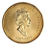 1992 (1867-) - $1 - Parliament - Original Mint Roll (25 pcs)