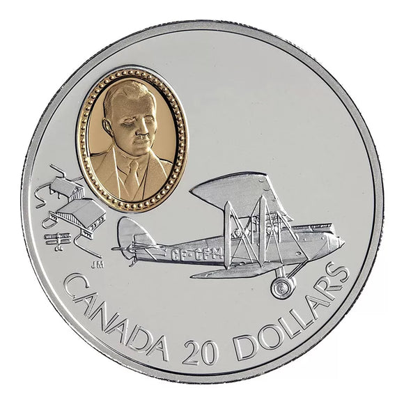 1992 - Canada - $20 - de Havilland Gipsy Moth <br> (no box, no sleeve)