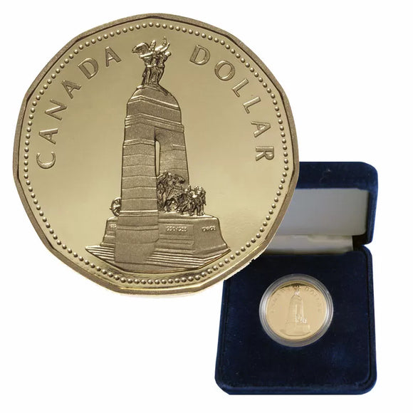 1994 - Canada - $1 - Remembrance/National War Memorial Loonie - Proof - retail $10