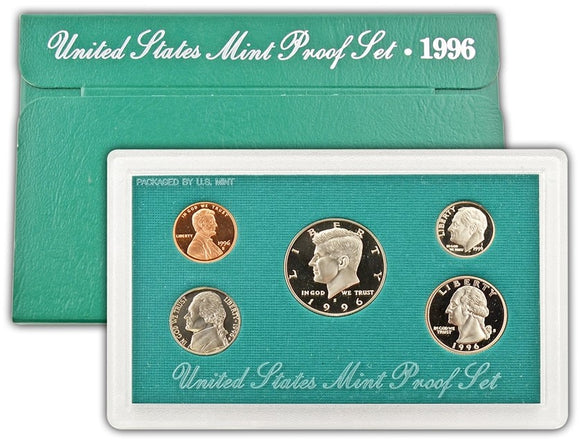 1996 S - USA - Proof Set (5 Coins)