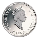 1999 - Canada - 25c - February, Etched in Stone - Proof - retail $15