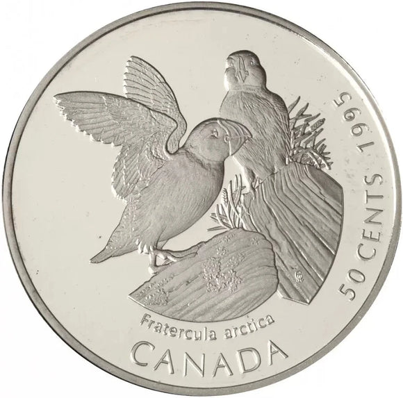 1995 - Canada - 50c - Atlantic Puffins