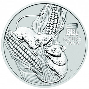 1 oz - 2020 - Lunar Year of the Mouse - Fine Silver