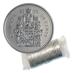 2000 - 50c - Canada - Mint Roll (25 pcs)