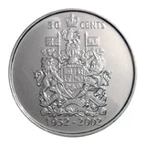 2002 P (1952-) - 50c - Jubilee Commemorative - Original Mint Roll (25pcs.)