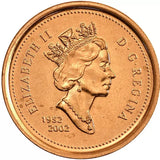 2002 (1952-) - 1c - No P - Original Mint Roll (50pcs.)