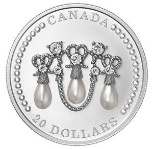 2021 - Canada - $20 - Her Majesty Queen Elizabeth's Lover's Knot Tiara