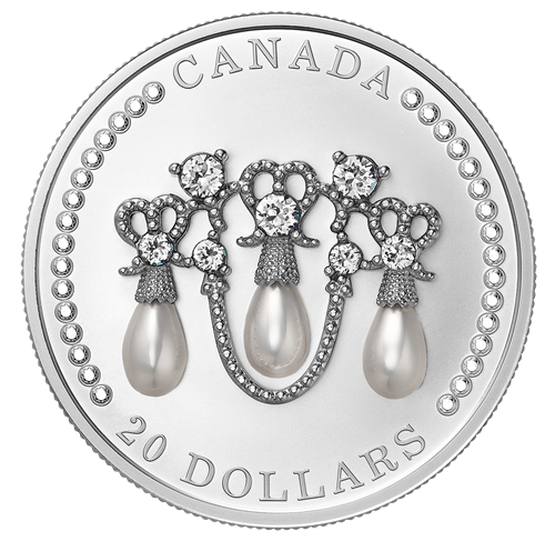 2021 - Canada - $20 - Her Majesty Queen Elizabeth's Lover's Knot Tiara