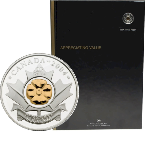 2004 - Canada - 25c - Royal Canadian Mint Annual Report