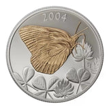 2004 - Canada - 50c - Canadian Clouded Sulphur Butterfly <br> (no sleeve)