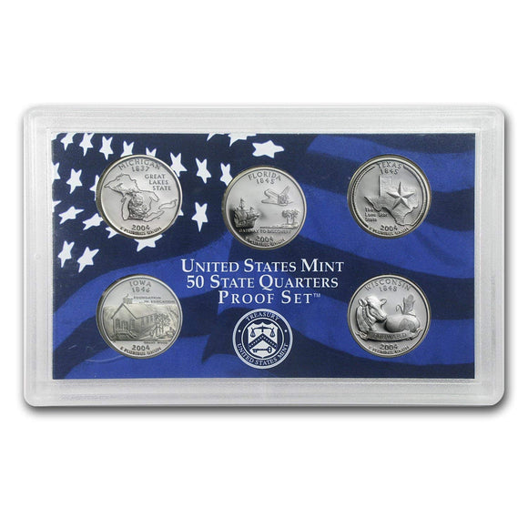2004 S - USA - Mint Proof Set <br> (no sleeve)