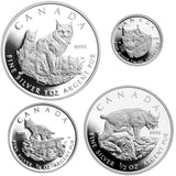 2005 - Canada - The Canadian Lynx, 4-Coin Set <br> (no sleeve)
