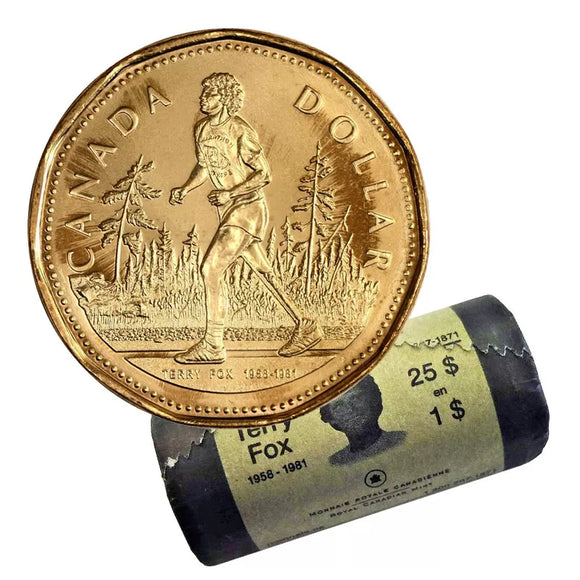 2005 - $1 - Terry Fox - Special RCM Wrapped Roll (25pcs.)