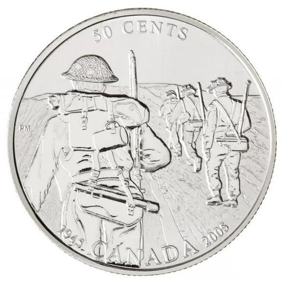 2005 - Canada - 50c - Battle of Scheldt