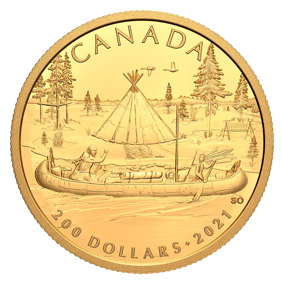 2021 - Canada - 200 Dollars - Early Canadian History: The Fur Trade