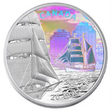 2007 - Canada - $20 - Tall Ships Series - Brigantine, Hologram <br> (no sleeve)