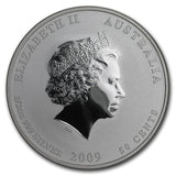 1/2 oz - 2009 - Year of the Ox - Coloured - Fine Silver