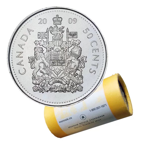 2009 - Canada - 50c - Special RCM Wrapped Roll (25 pcs.)
